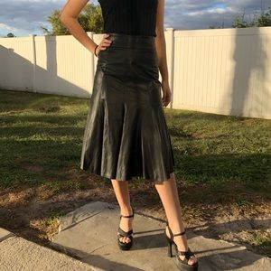 Argentinian Vintage Leather Skirt